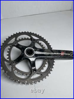 175mm 53/39T Campagnolo Super Record 11 Speed Carbon Titanium Crankset
