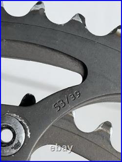 175mm 53/39T Campagnolo Super Record 11 Speed Carbon Titanium Crankset