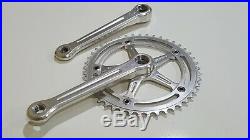 1980 Campagnolo BMX Super Record Pista Track Engraved Logo Crankset with 45T Ring