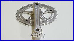 1980 Campagnolo BMX Super Record Pista Track Engraved Logo Crankset with 45T Ring