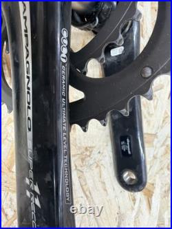 2009 Campagnolo Super Record 11 Carbon 172.5mm 50/34t 11-Speed Crankset 645g UT