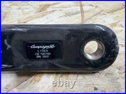2009 Campagnolo Super Record 11 Carbon 172.5mm 50/34t 11-Speed Crankset 645g UT