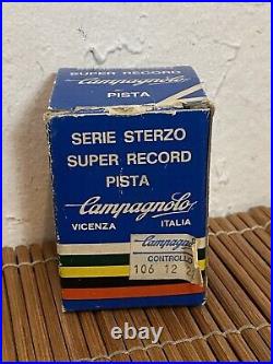 Beautiful NOS/NIB Vintage Campagnolo Super Record Pista Headset ITA Beautiful NOS/NIB Vintage Campagnolo Super Record Pista Headset ITA