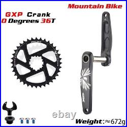 Bicycle Crank Set GXP MTB Bike Crank 0 Degree 30T 32T 34T 36T 38T With Bottom