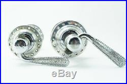CAMPAGNOLO RECORD HUBS SET 70s 80s vintage nuovo super front rear 32h holes pair