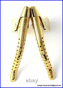 CAMPAGNOLO SUPER RECORD 80S BRAKE LEVERS GOLD PLATED Vintage Luxury Race Bike