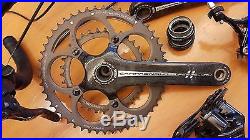 CAMPAGNOLO SUPER RECORD CARBON 11sp. Groupset italian road bike