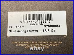 CAMPAGNOLO SUPER RECORD Chainring + Screws 50/34T Set Cycling Parts New