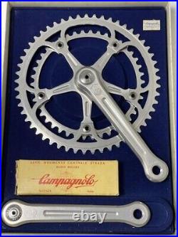 CAMPAGNOLO SUPER RECORD Crank 165mm + Chain Ring 53x42T BB Set Unused NOS CAMPAGNOLO SUPER RECORD Crank 165mm + Chain Ring 53x42T BB Set Unused NOS