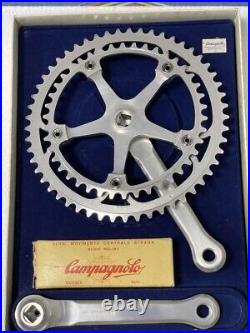 CAMPAGNOLO SUPER RECORD Crank 165mm + Chain Ring 53x42T BB Set Unused NOS CAMPAGNOLO SUPER RECORD Crank 165mm + Chain Ring 53x42T BB Set Unused NOS