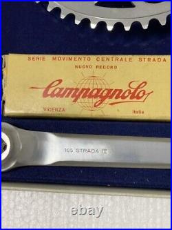 CAMPAGNOLO SUPER RECORD Crank 165mm + Chain Ring 53x42T BB Set Unused NOS CAMPAGNOLO SUPER RECORD Crank 165mm + Chain Ring 53x42T BB Set Unused NOS