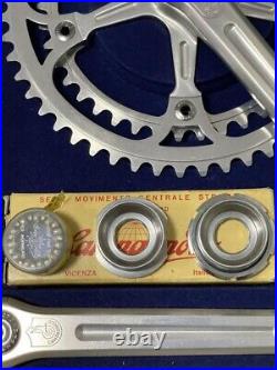CAMPAGNOLO SUPER RECORD Crank 165mm + Chain Ring 53x42T BB Set Unused NOS CAMPAGNOLO SUPER RECORD Crank 165mm + Chain Ring 53x42T BB Set Unused NOS