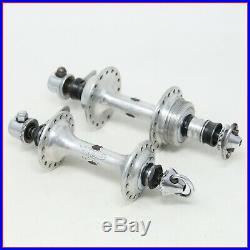 CAMPAGNOLO SUPER RECORD HUBS HUBSET 32H 126mm 70s 80s VINTAGE SKEWERS NUOVO HOLE