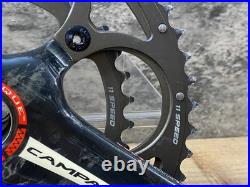 CAMPAGNOLO Super Record 11S Ultra-Torque Crankset 50/34T 170mm Broken Bolt As-Is