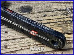 CAMPAGNOLO Super Record 11S Ultra-Torque Crankset 50/34T 170mm Broken Bolt As-Is
