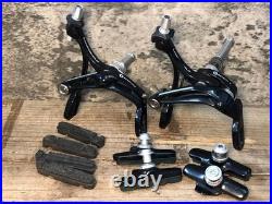 CAMPAGNOLO Super Record caliper brakes Front and rear set Black lightweight