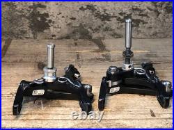 CAMPAGNOLO Super Record caliper brakes Front and rear set Black lightweight