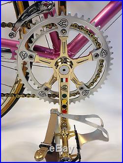 CUSTOM BICYCLE CINELLI SUPERCORSA 57’5 CAMPAGNOLO SUPER RECORD ORO GOLD