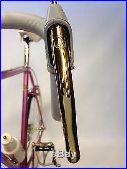CUSTOM BICYCLE CINELLI SUPERCORSA 57'5 CAMPAGNOLO SUPER RECORD ORO GOLD