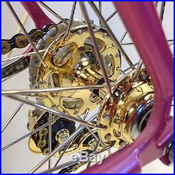 CUSTOM BICYCLE CINELLI SUPERCORSA 57'5 CAMPAGNOLO SUPER RECORD ORO GOLD