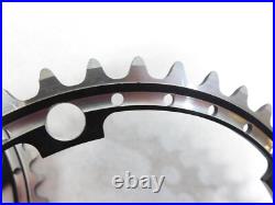 Cambio Rino Black 144 bcd 53/42 NOS chainring pr for Campagnolo Super Record arm