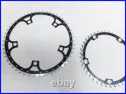 Cambio Rino Black 144 bcd 53/42 NOS chainring pr for Campagnolo Super Record arm