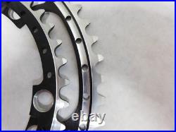 Cambio Rino Black 144 bcd 53/42 NOS chainring pr for Campagnolo Super Record arm