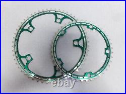 Cambio Rino Green 144 bcd 53/42 NOS chainring pr for Campagnolo Super Record arm