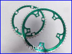 Cambio Rino Green 144 bcd 53/42 NOS chainring pr for Campagnolo Super Record arm