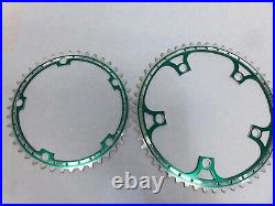 Cambio Rino Green 144 bcd 53/42 NOS chainring pr for Campagnolo Super Record arm
