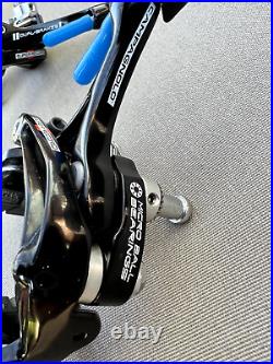 Campagnolo 11 sp Super Record Rim Brake Set & New Brake Cables