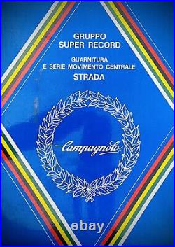 Campagnolo 165 Crankset Fluted Campy Super Record Vintage Classic