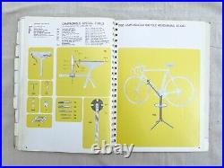 Campagnolo 1974 catalog 17 spiral bound Super Record Pista Rally Tools Frame bit