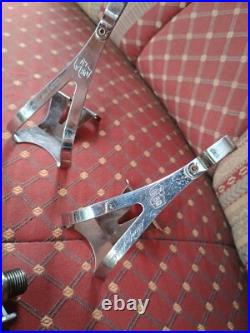 Campagnolo 50th Anniversary Super Record Titanium Pedals with Toe Clips