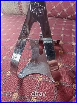 Campagnolo 50th Anniversary Super Record Titanium Pedals with Toe Clips