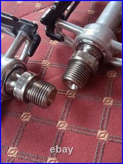 Campagnolo 50th Anniversary Super Record Titanium Pedals with Toe Clips