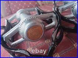 Campagnolo 50th Anniversary Super Record Titanium Pedals with Toe Clips
