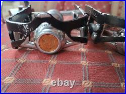 Campagnolo 50th Anniversary Super Record Titanium Pedals with Toe Clips