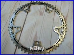 Campagnolo, BASSO pantographed, 53T Super Record Chainring 144 BCD Used Vintage
