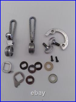Campagnolo Bianchi Pantographed Super Record Portacatena Braze On Shifters VGC
