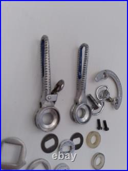 Campagnolo Bianchi Pantographed Super Record Portacatena Braze On Shifters VGC