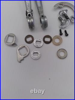 Campagnolo Bianchi Pantographed Super Record Portacatena Braze On Shifters VGC