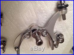 Campagnolo Early Production Super Record Brakes Nos Black Pads A+ New Hardwear