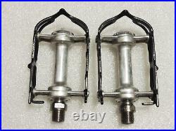 Campagnolo Early Super Record Road Pedals Titanium Spindles Near Mint Condition