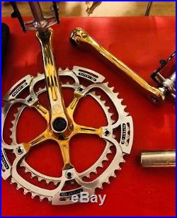 Campagnolo ICS 18k / 5 micron Gold platted Super Record group