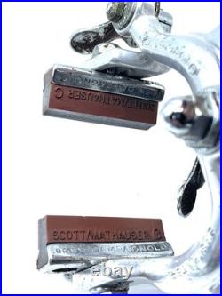 Campagnolo Nuovo / Super Record Bicycle Brake Calipers Scott Mathauser Pads
