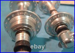 Campagnolo Nuovo/Super Record Q/R Road Hubs 36H-NEWithNOS 100/126MM- 5-7-Spd-NIB++