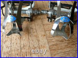 Campagnolo Record 1037/a Superleggeri SL pedals straps + ICS toe clips Super