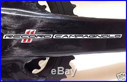 Campagnolo Record 11 Crankset 170 with Super Record Bearings and Torque Cups