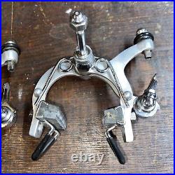 Campagnolo Record Vintage Brake Calipers Long Reach With Full Length Bolts